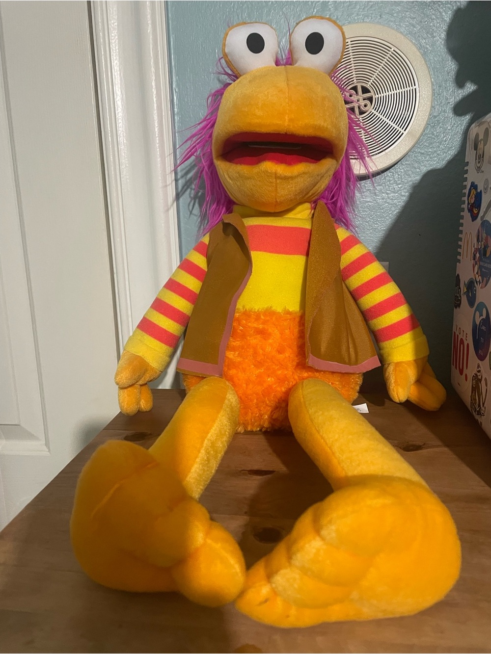Gobo Fraggle plush toy from Jim Henson's